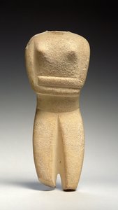 Figura cicladica, Spedos, c.2700-2500 a.C. (marmo)